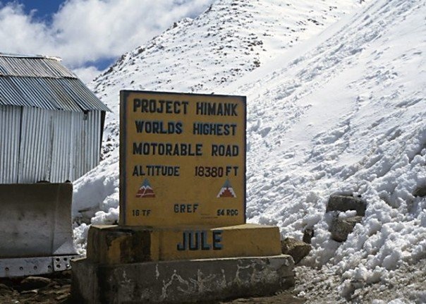 Tynn luft i fjellpass.