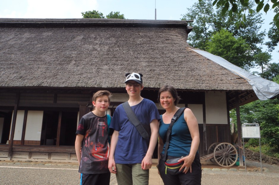 Foran tradisjonell japansk bygning