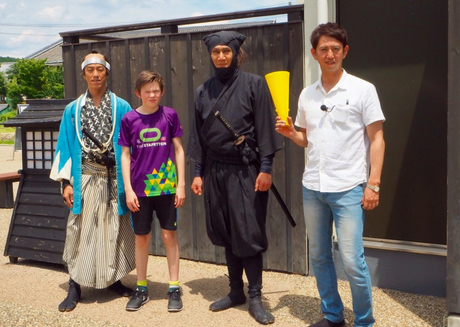 Isak med regissør og skuespillere